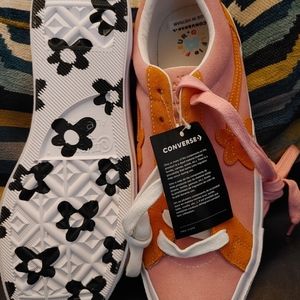 Brand new size 12 Converse One Star TTC Golf Le Fleur Candy Pink 162125C